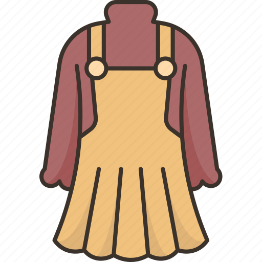 Dress, jumper, sleeves, apparel, women icon - Download on Iconfinder