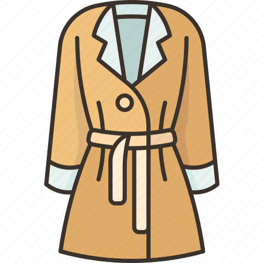 Dress, shirt, long, coat, outerwear icon - Download on Iconfinder