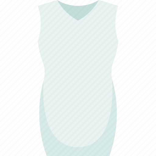 Dress, sheath, sleeveless, casual, fashion icon - Download on Iconfinder