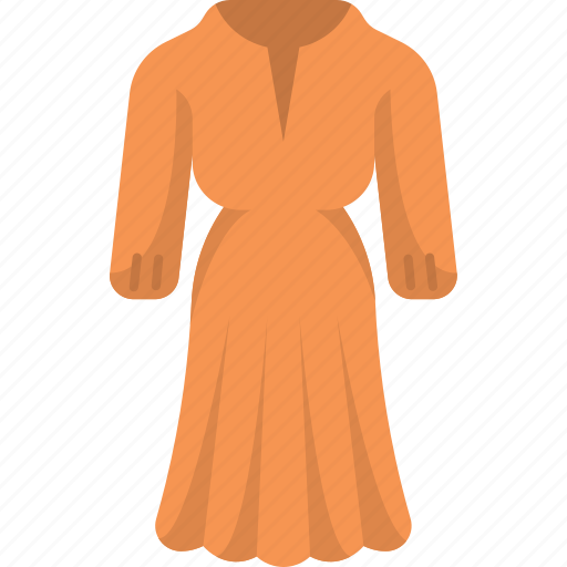Dress, tunic, sleeves, casual, fashion icon - Download on Iconfinder