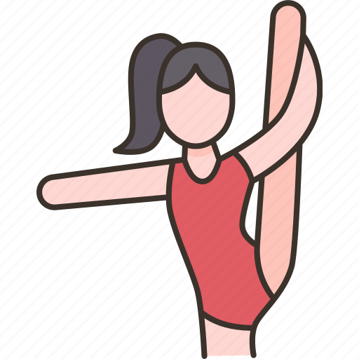 Gymnastics, leg, flexibility, training, sport icon - Download on Iconfinder