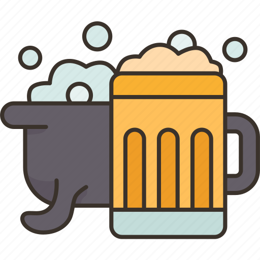 Beer, bath, hydrotherapy, spa, treatment icon - Download on Iconfinder