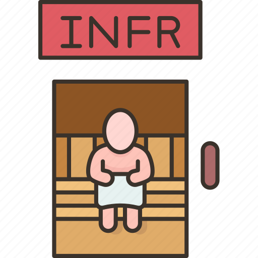Sauna, infrared, light, heat, therapy icon - Download on Iconfinder