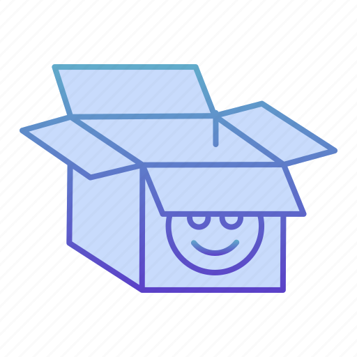 Box, open, cardboard, gift, carton, empty, container icon - Download on Iconfinder