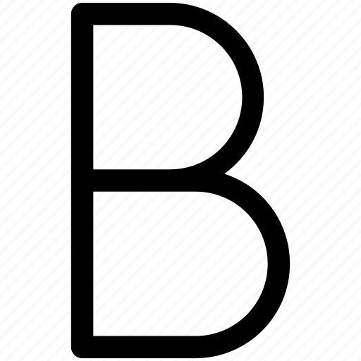 B, bold, document, font, format, text, type icon icon - Download on Iconfinder