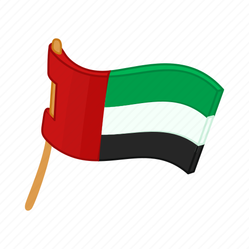 Arab, banner, cartoon, emirate, flag, national, united icon - Download on Iconfinder