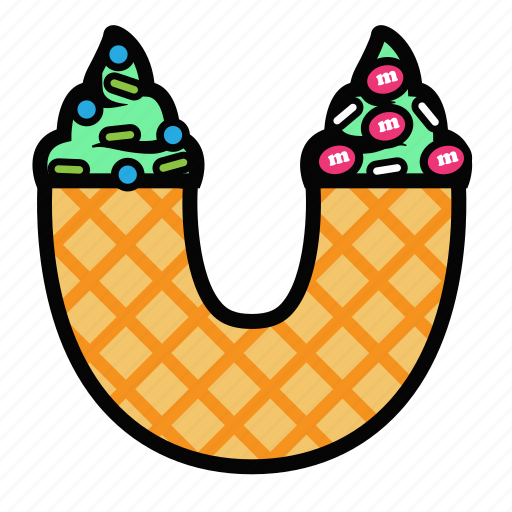 Cone, cream, ice, topping, ucone icon - Download on Iconfinder