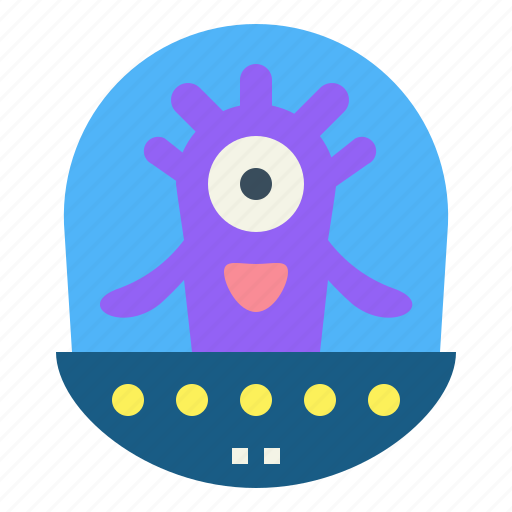 Ufo, and, aliens, universe, extraterrestrial, outer, space icon - Download on Iconfinder