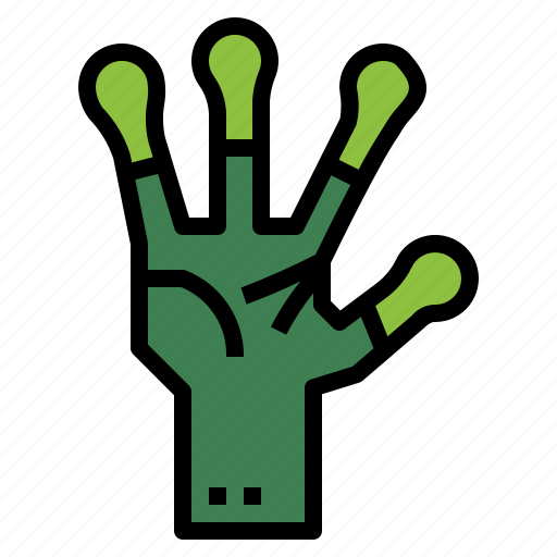 Hand, alien, galaxy, fingers, extraterrestrial icon - Download on Iconfinder