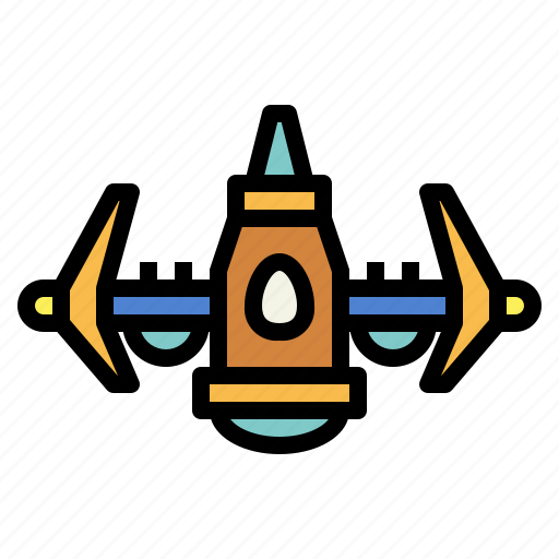 Space, ship, ufo, aliens, transportation, outer icon - Download on Iconfinder