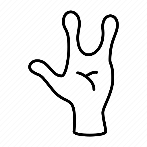 Alien, hand, gesture, extraterrestial icon - Download on Iconfinder