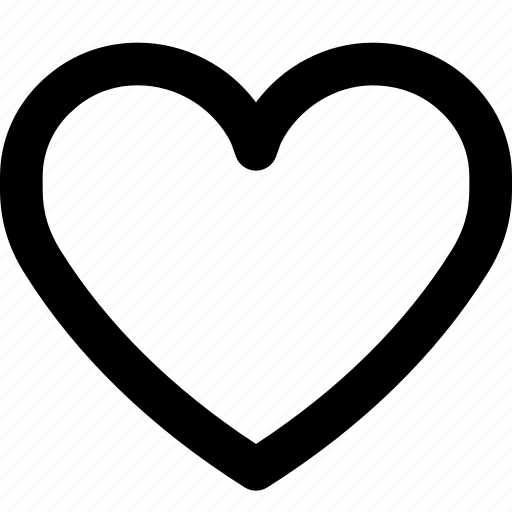 Empty heart, favorite, heart, heart beat, love icon - Download on Iconfinder