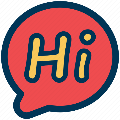 Chat, hi, message icon - Download on Iconfinder