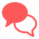 chat, conversation, dialogue, message, speech bubble, talk, talking