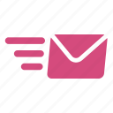deliver, envelope, message, network, send mail, sending, transmit