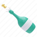 champagne, bottle, celebration, glass, drink, water, beverage, party, wine 