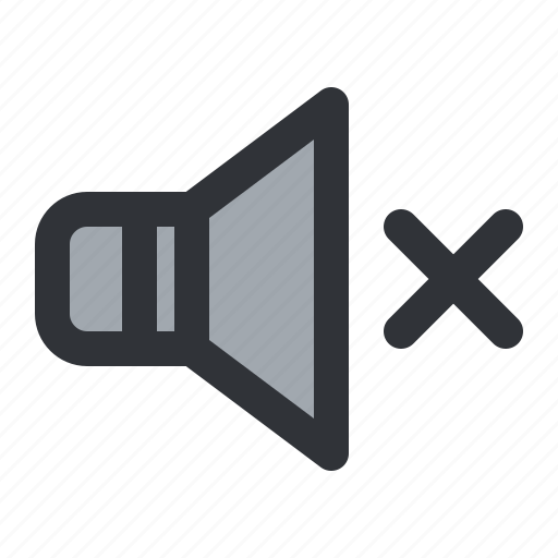 Disable, mute, silent, sound, speaker, volume icon - Download on Iconfinder