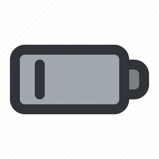 Battery, charge, level, low, status icon - Download on Iconfinder