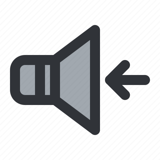 Arrow, sound, speaker, volume icon - Download on Iconfinder