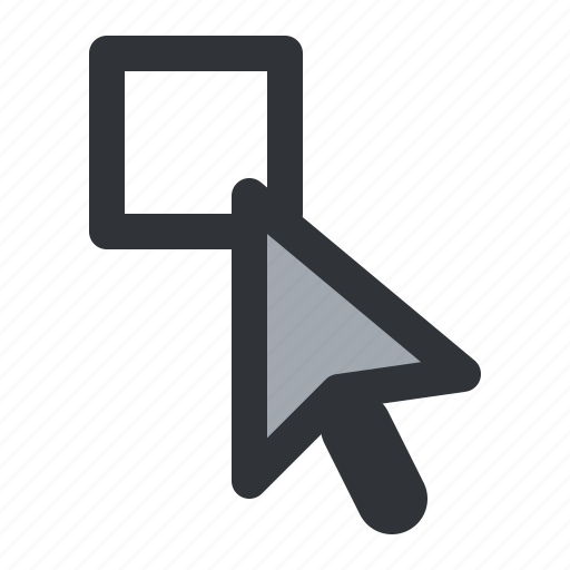 Cursor, left, mouse, pointer, shape, square icon - Download on Iconfinder