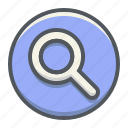 search, find, magnifier, zoom