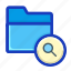 archive, draft, find, folder, interface, lookup, search 