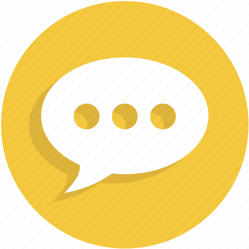 Bubble, chat, conversation, message, talk, ui, communication icon - Download on Iconfinder