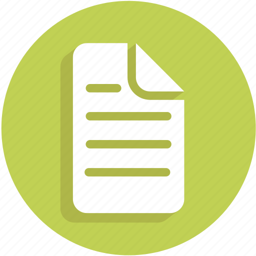 Document, list, text, ui, file, page, paper icon - Download on Iconfinder