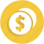 cash, coins, money, payment, ui, currency, banking 