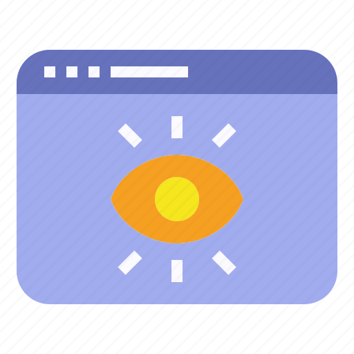 Browser, care, eyes, tracking, web icon - Download on Iconfinder
