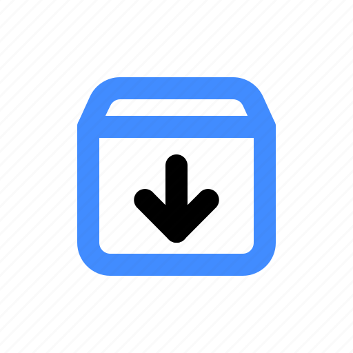 Arrow, save, down, download icon - Download on Iconfinder