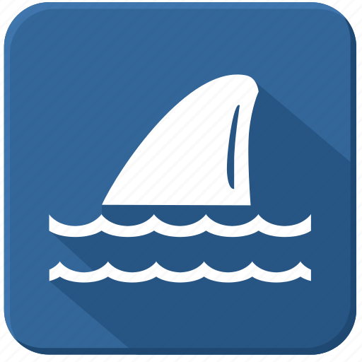 Fin, sea, shark, underwater icon - Download on Iconfinder
