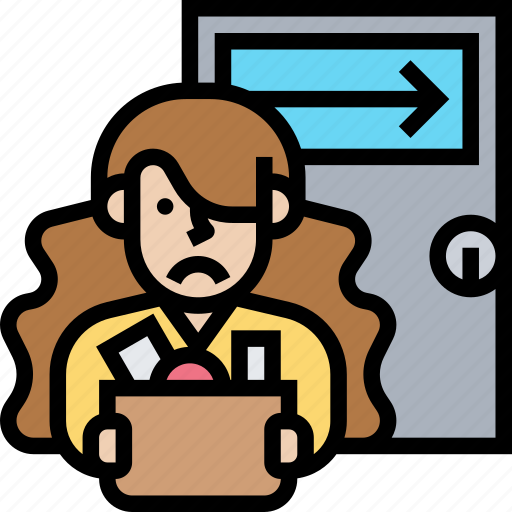 Layoff, employee, jobless, crisis, resignation icon - Download on Iconfinder