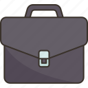 briefcase, working, office, portfolio, business