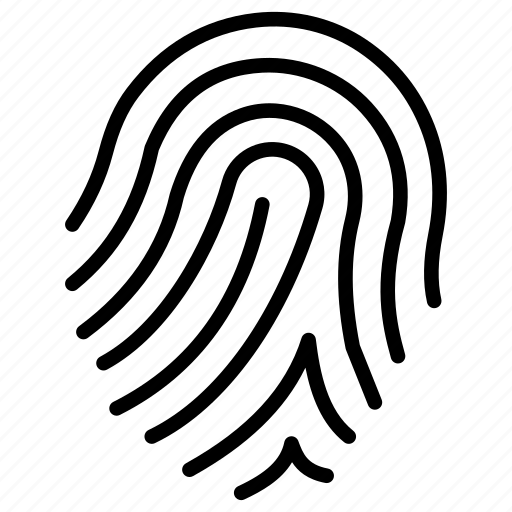 Identity, lock, private, secure, thumbprint icon - Download on Iconfinder
