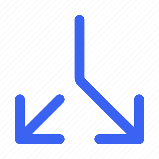 Arrow, branch, branching, fork, divorce icon - Download on Iconfinder