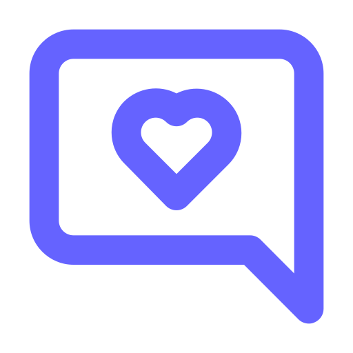 Comment, alt, heart icon - Free download on Iconfinder