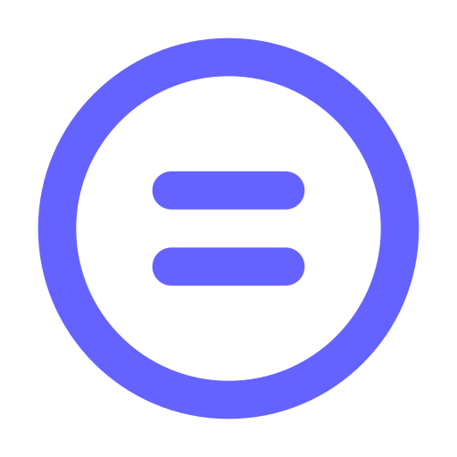 Equal, circle icon - Free download on Iconfinder