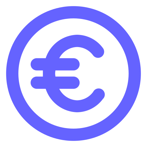 Euro, circle icon - Free download on Iconfinder
