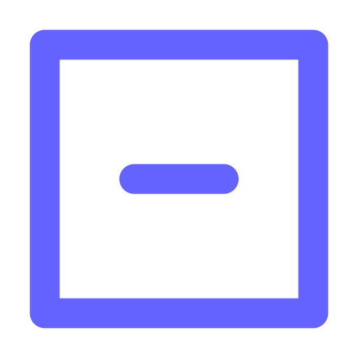 Minus, square, full icon - Free download on Iconfinder