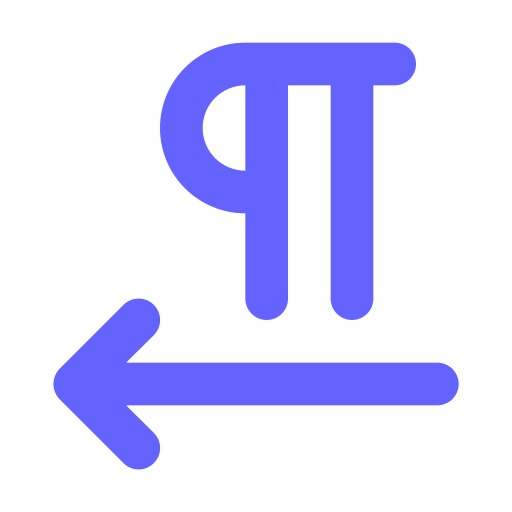 Right, to, left, text, direction icon - Free download