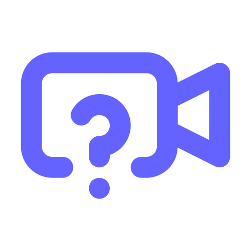 Video, question icon - Free download on Iconfinder