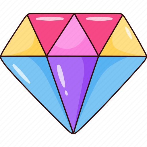 Diamond, gem, jewelry, gemstone, crystal, jewel icon - Download on Iconfinder