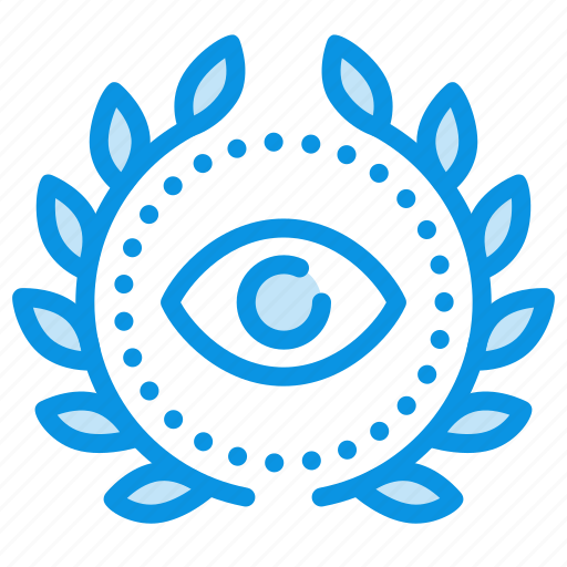 Achievement, award, eye, spy, wreath icon - Download on Iconfinder