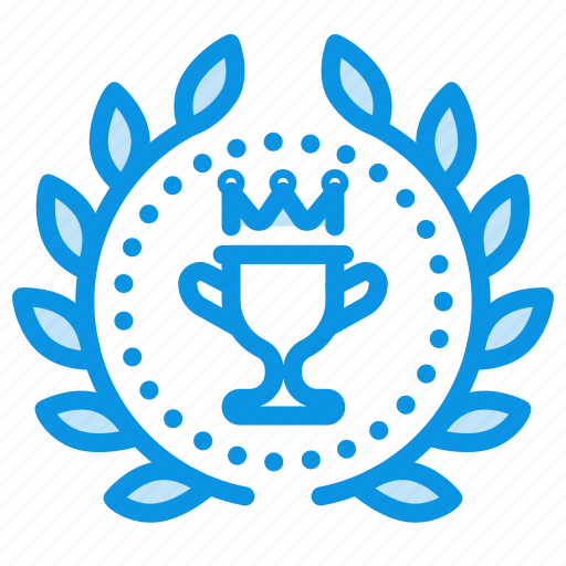 Achievement, award, cup, rank, top, wreath icon - Download on Iconfinder