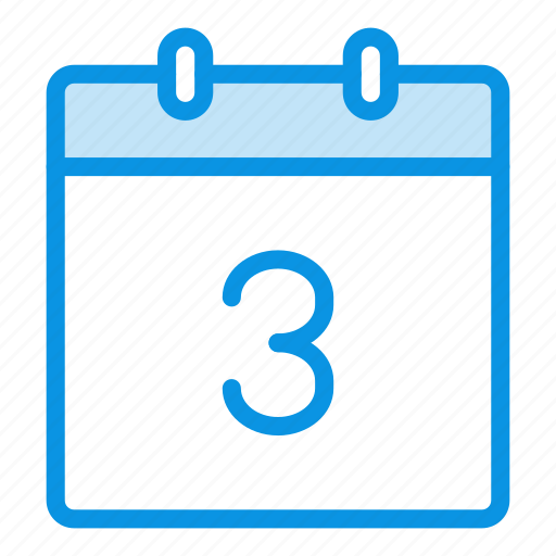 Calendar, day, third icon - Download on Iconfinder