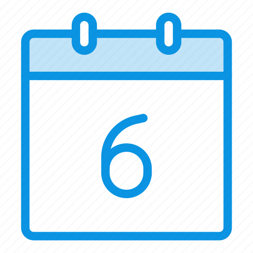 Date, day, sixth icon - Download on Iconfinder on Iconfinder