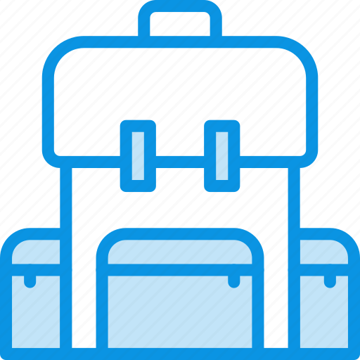 Backpack, bag, camping, hike, school, student icon - Download on Iconfinder