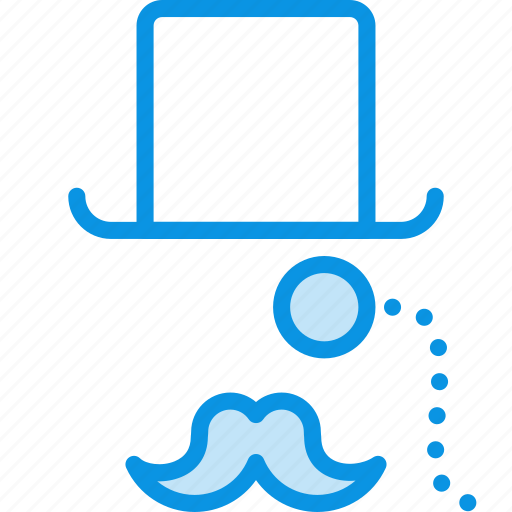 Fashion, hat, hipster, monocle, moustache, top, tophat icon - Download on Iconfinder
