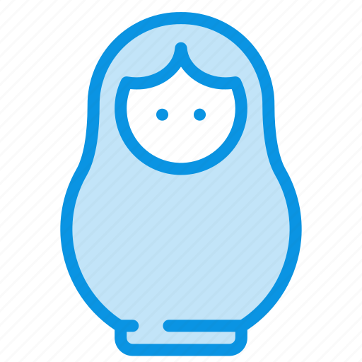 Doll, matrioshka, russian, nesting icon - Download on Iconfinder